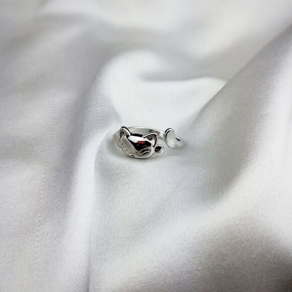 Wrap Around Cat Lovers Ring - Picture 2 of 4